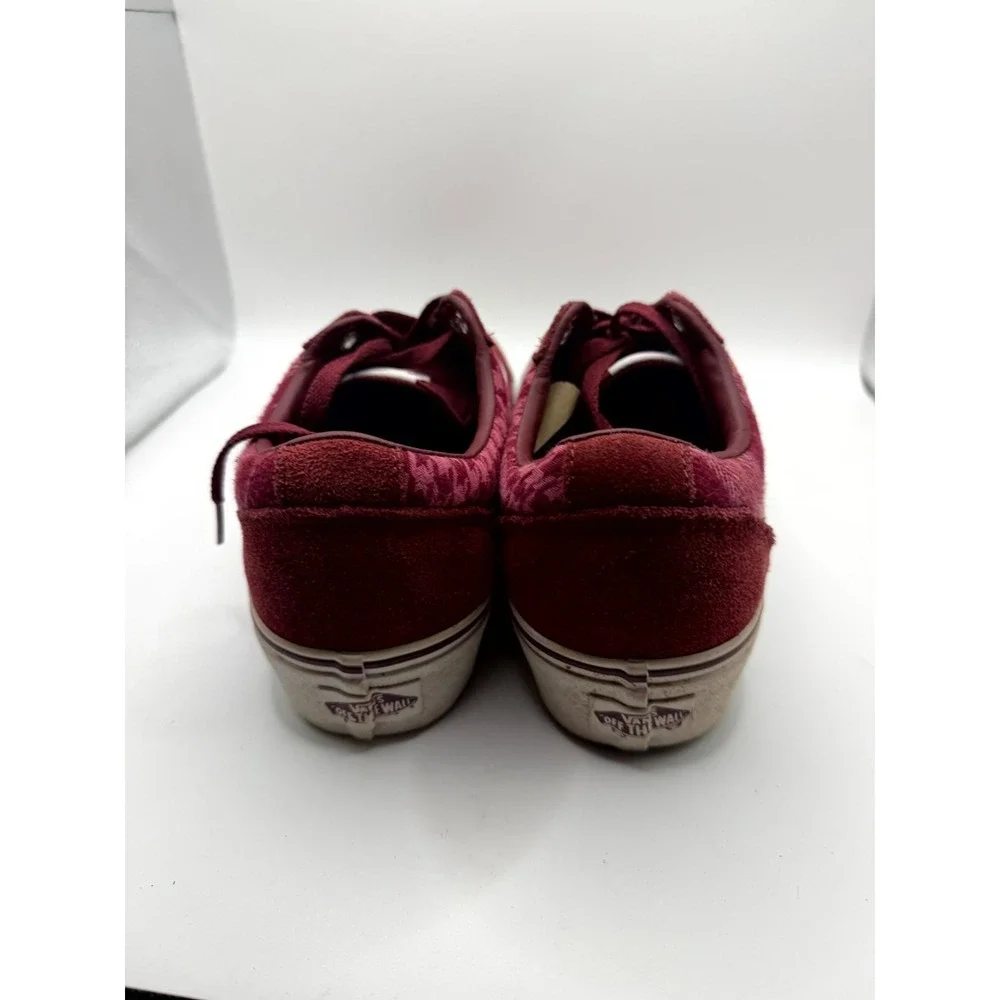 VANS Ward Platform Womens 9.5 Sneaker Plaid Mix Port‎ Low Top Skateboard Shoes